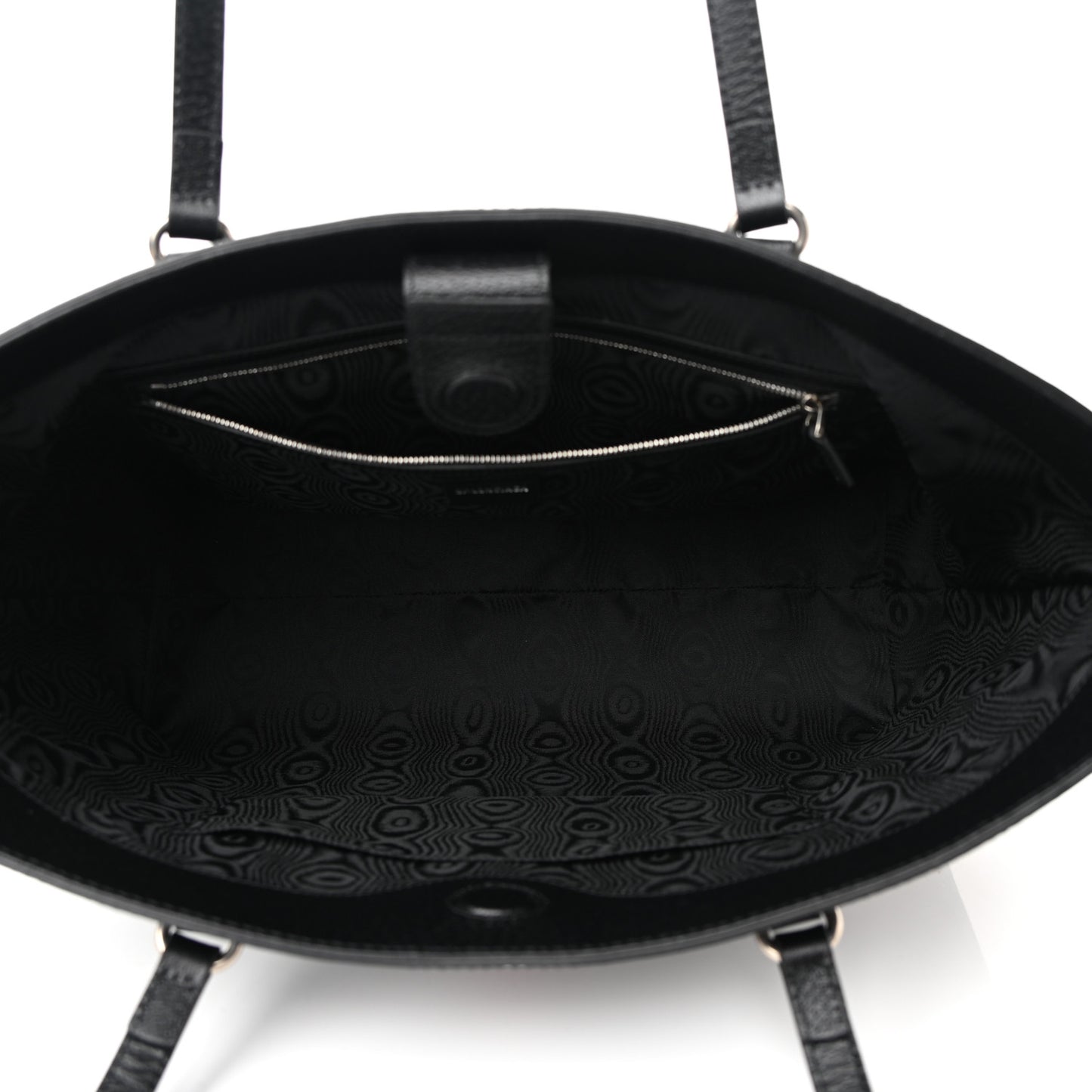 X BALENCIAGA BB Monogram Web Medium Ophidia Shopping Tote Black