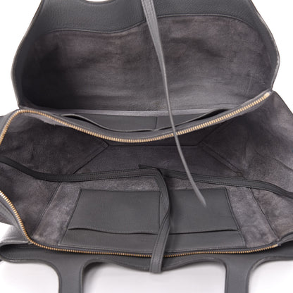 Celine Baby Grained Calfskin Medium Tri-Fold Bag Grey 5 of 15