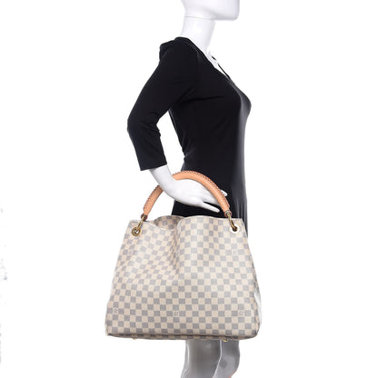 Louis Vuitton Damier Azur Artsy MM 3 of 9