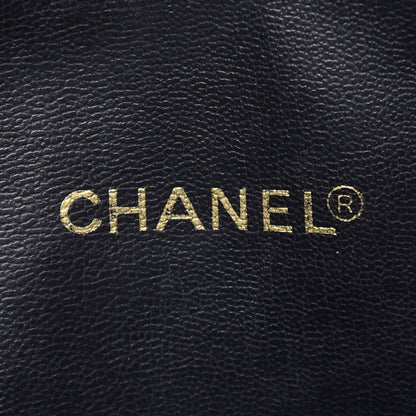 Chanel Caviar Chevron Quilted Shoulder Bag Black 6 of 14