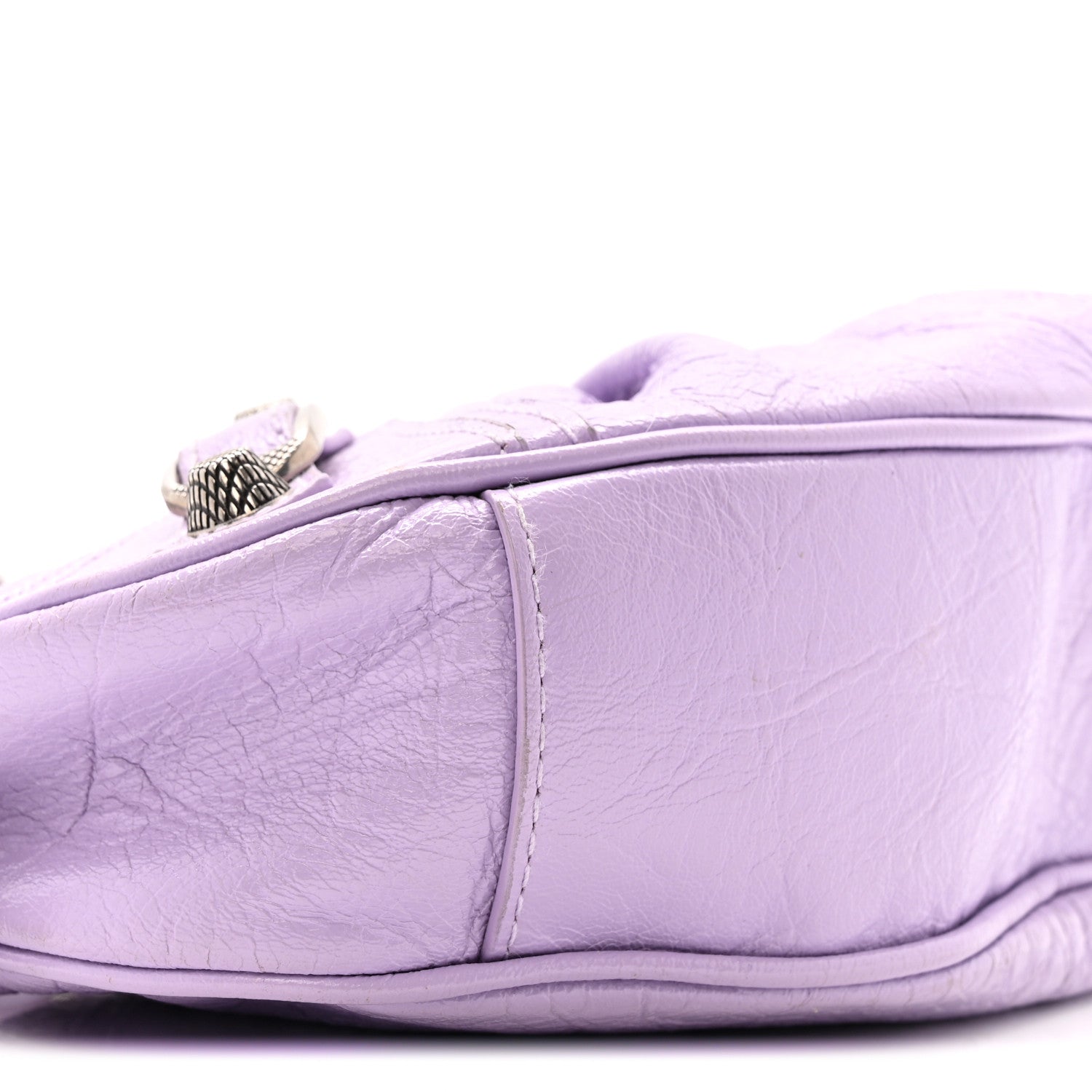 Balenciaga Agneau Arena Le Cagole Shoulder Bag XS Lilac 10 of 15