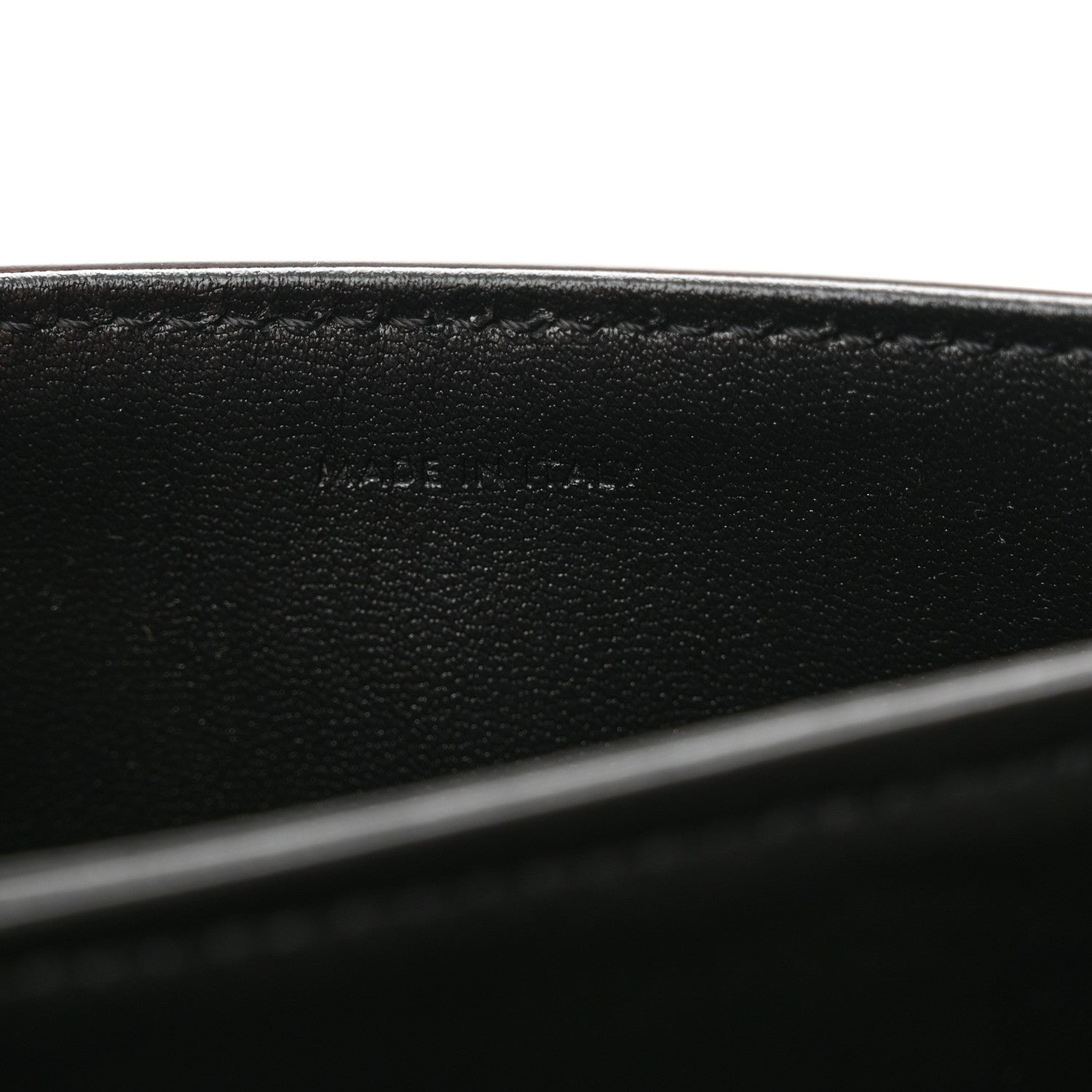 Celine Shiny Calfskin Teen Triomphe Black 7 of 10