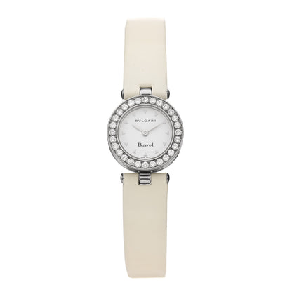 Bulgari Stainless Steel Calfskin Diamond Bezel 22mm B.Zero1 Quartz Watch 1 of 6