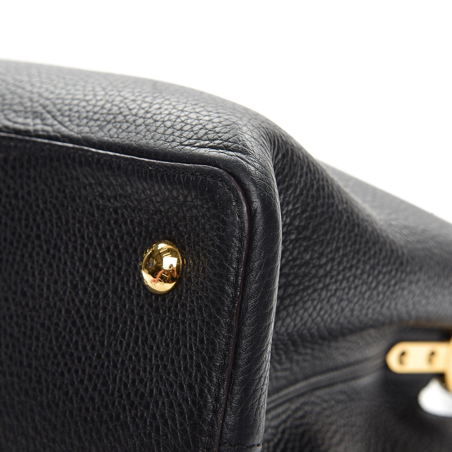 Louis Vuitton Taurillon Capucines GM Black 11 of 11