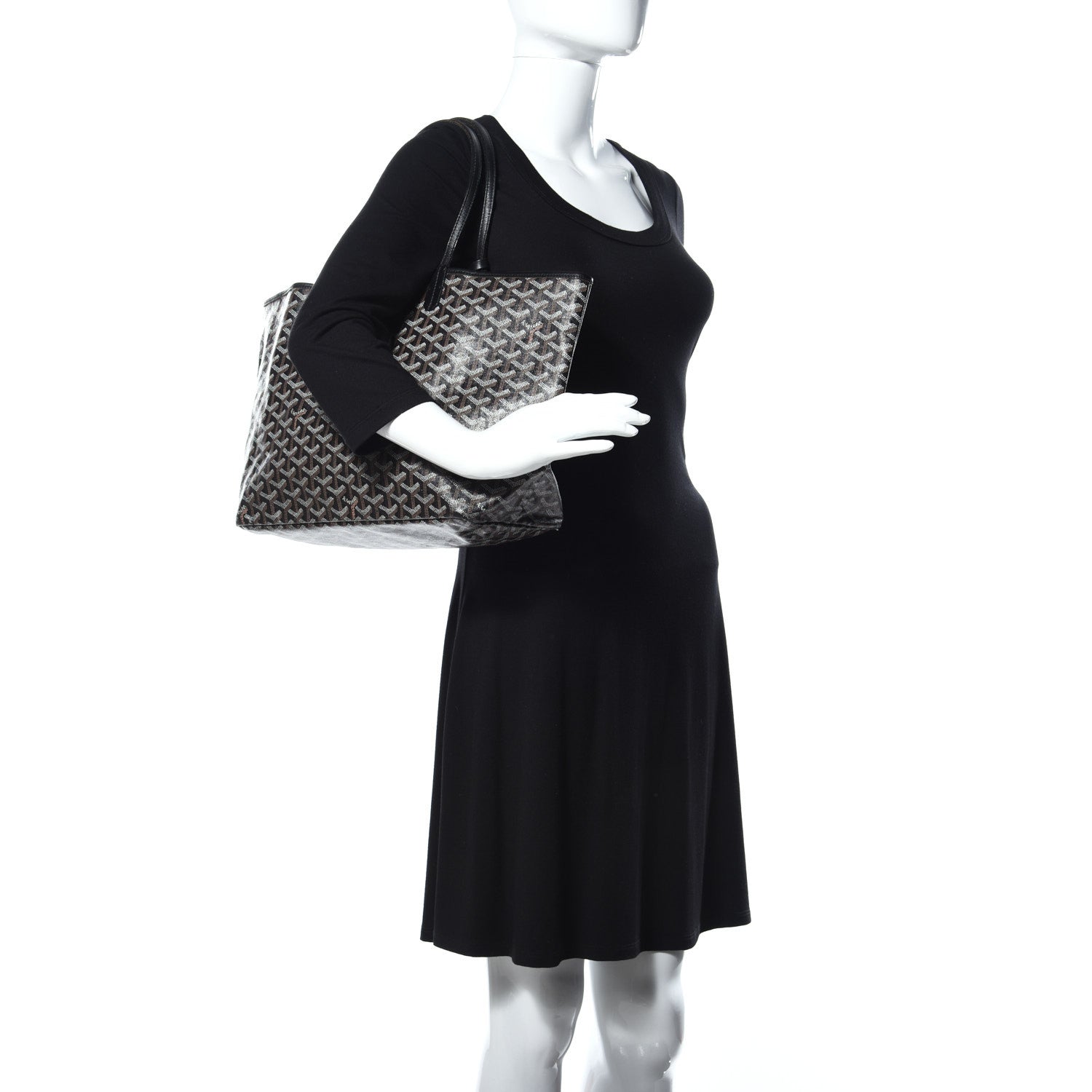 Goyard Goyardine Saint Louis PM Black 2 of 8