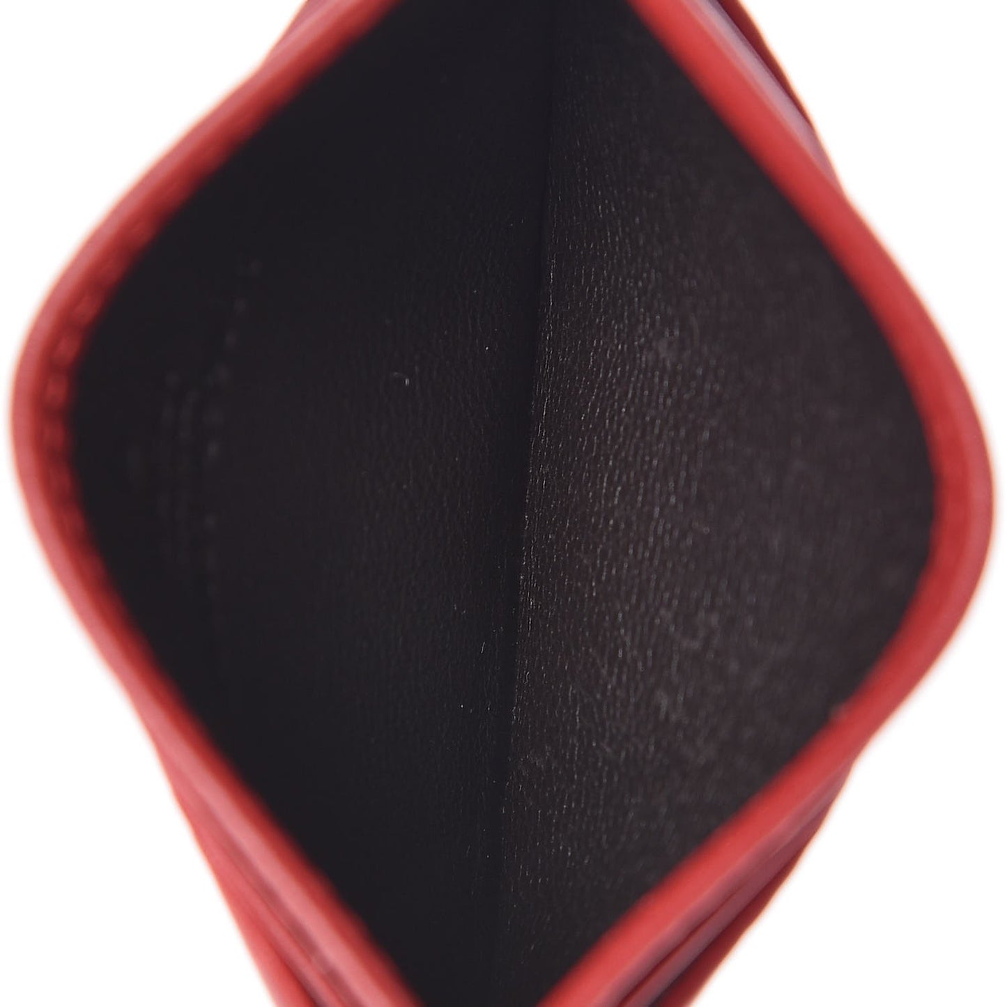 Calfskin Matelasse GG Marmont Card Holder Hibiscus Red