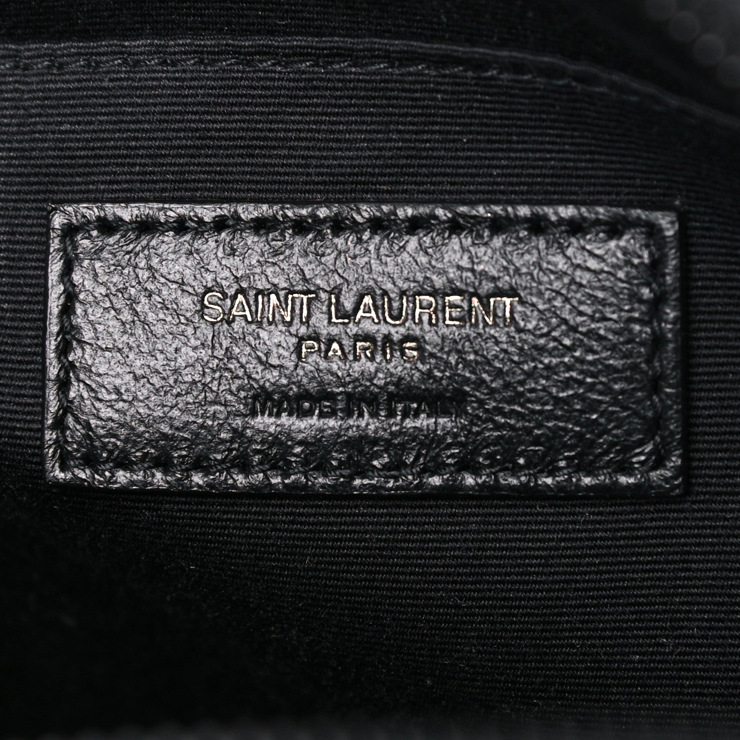 Saint Laurent Calfskin Matelasse Monogram Lou Camera Bag Black 6 of 10