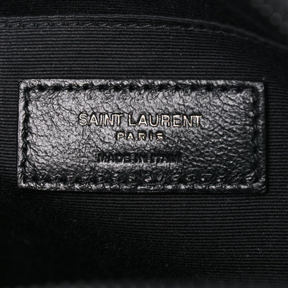 Saint Laurent Calfskin Matelasse Monogram Lou Camera Bag Black 6 of 10