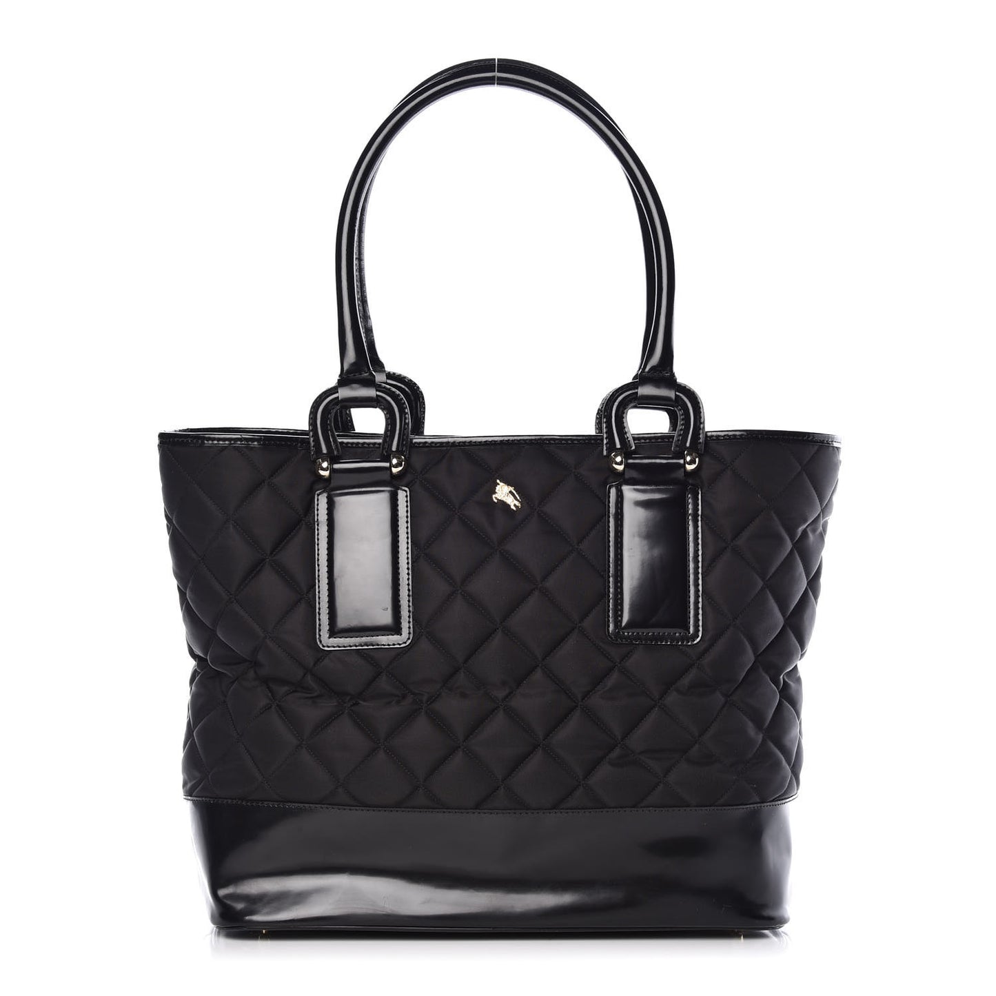 Nylon Quilted Grange Tote Black