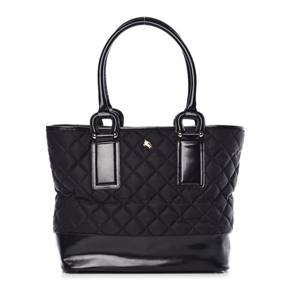Burberry Nylon Quilted Grange Tote Black 1 of 15