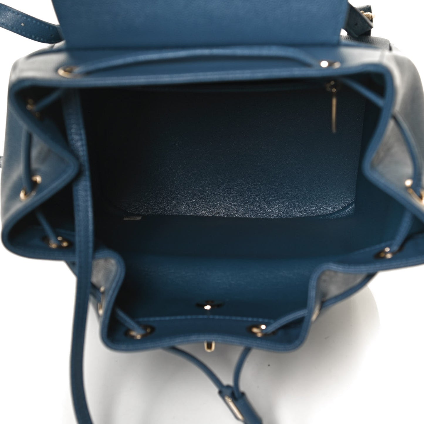 Caviar Quilted Business Affinity Backpack Blue
