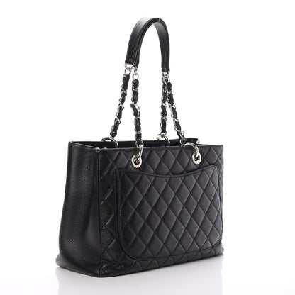 Chanel Caviar Quilted Grand Shopping Tote GST Black 3 of 9