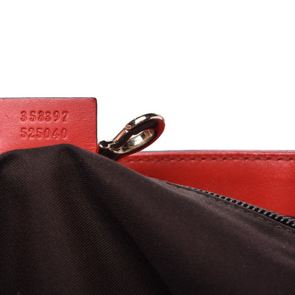Gucci Hilary Lux Bright Diamante Medium Shopper Tote Tabasco 9 of 12