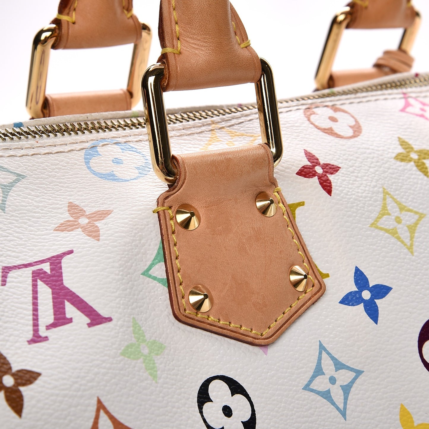 Monogram Multicolor Speedy 30 White