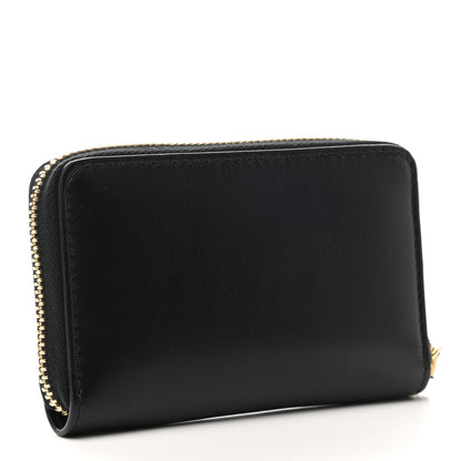 Gucci Plutone Calfskin Logo Zip Around Card Case Black 3 of 6