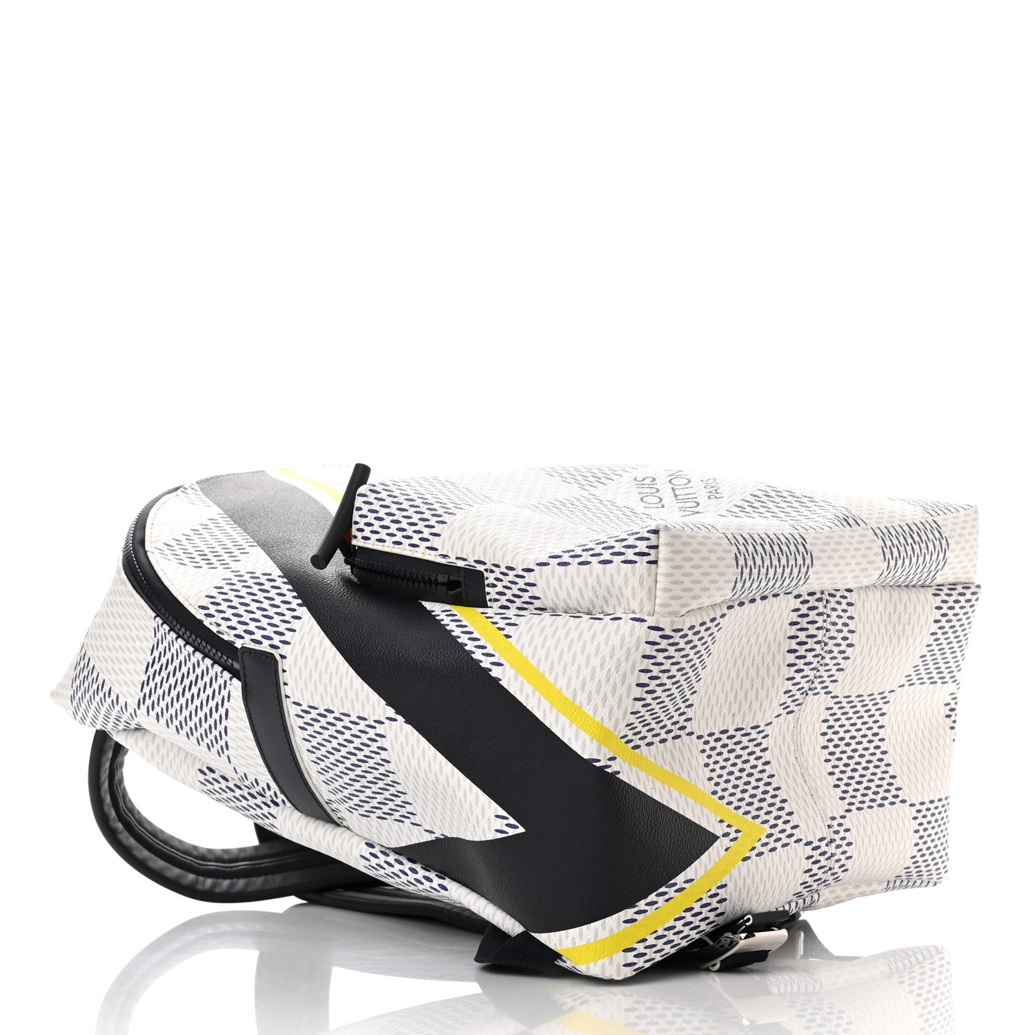 Louis Vuitton Damier Azur Latitude America's Cup Apollo Backpack Yellow 4 of 10