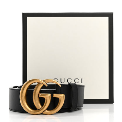 Gucci Textured Calfskin Double G 40mm Belt 90 36 Black 8 of 8