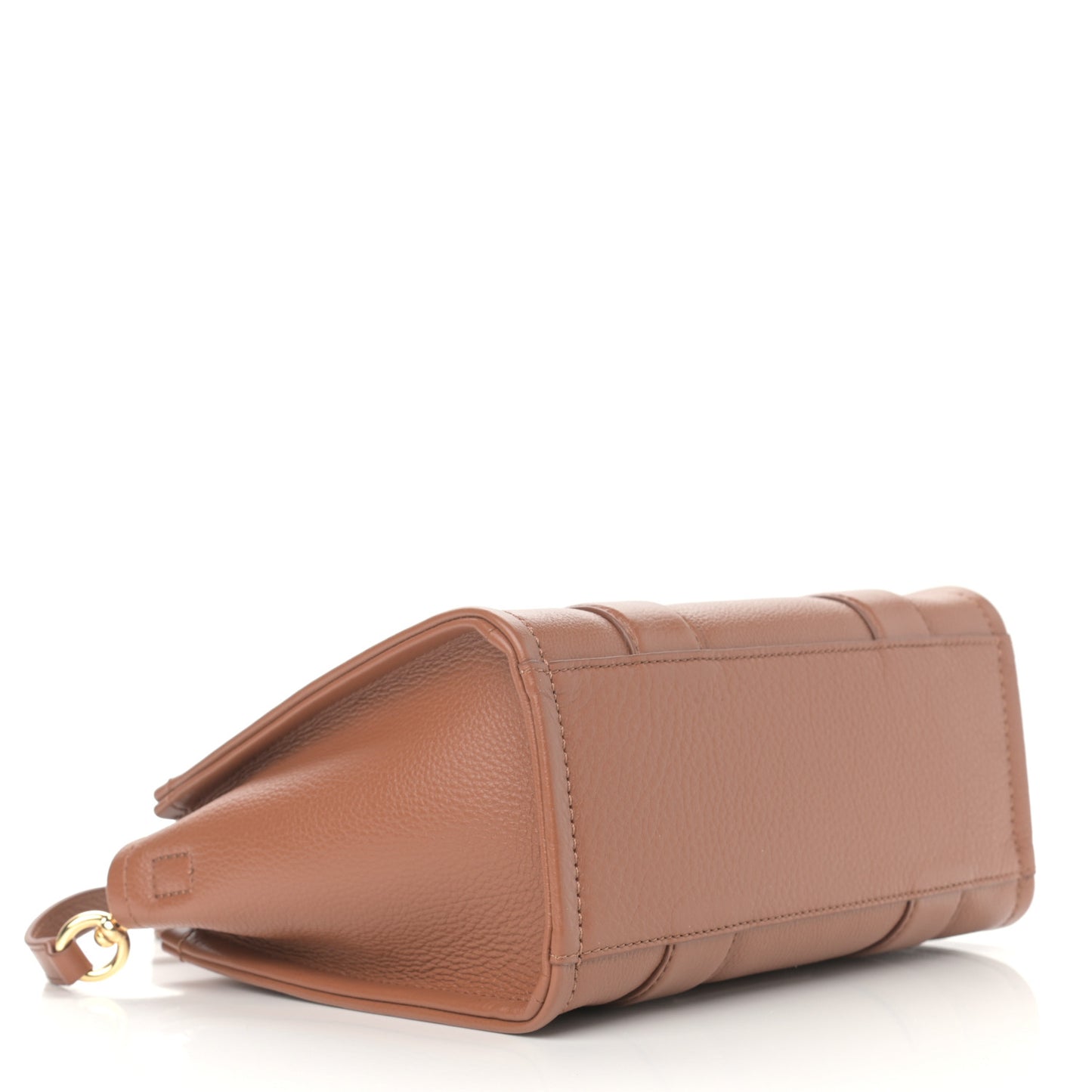 Grained Calfskin Small The Tote Bag Argan Oil