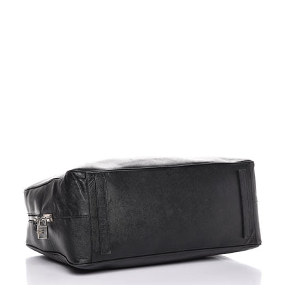 Prada Saffiano Travel Bag Nero Black 4 of 16