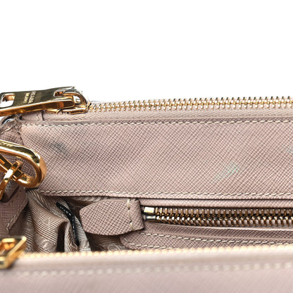 Prada Saffiano Medium Galleria Double Zip Tote Cammeo 9 of 14