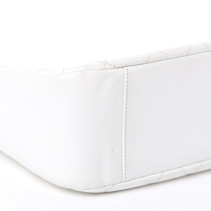 Chanel Caviar Quilted Hobo White 8 of 18