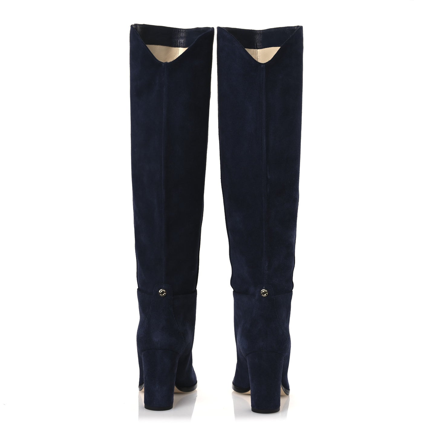 Suede Natalie 80 Boots 39.5 Navy