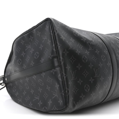 Louis Vuitton Monogram Eclipse Keepall Bandouliere 55 7 of 8