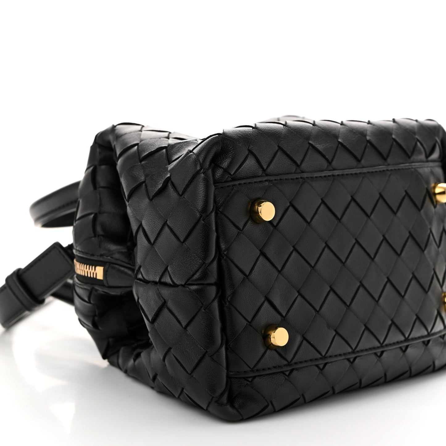 Nappa Intrecciato Bauletto Black