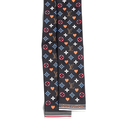 Louis Vuitton Silk Game On Bandeau Black White 2 of 3