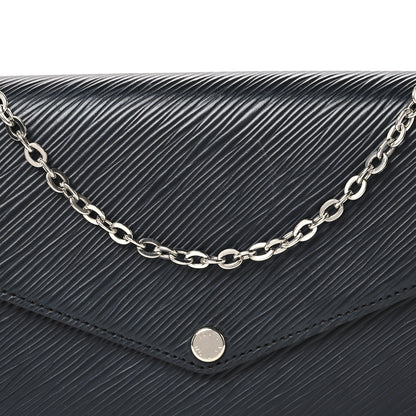 Louis Vuitton Epi Pochette Felicie Black Hot Pink 9 of 12