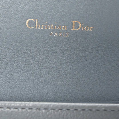 Christian Dior Goatskin Saddle Card Holder Sky Blue 6 of 7