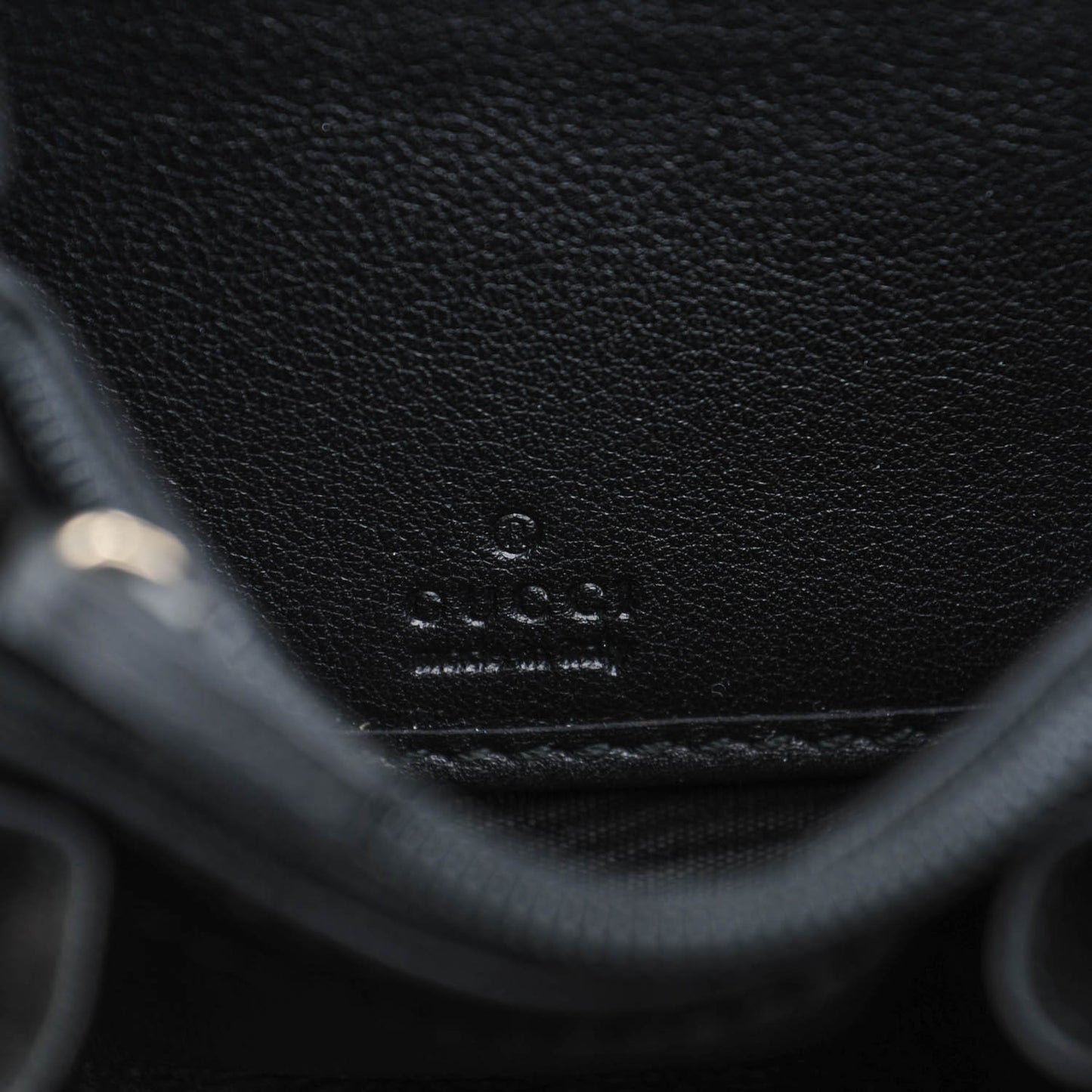 Patent Soho Compact Disco Zip Around Wallet Black