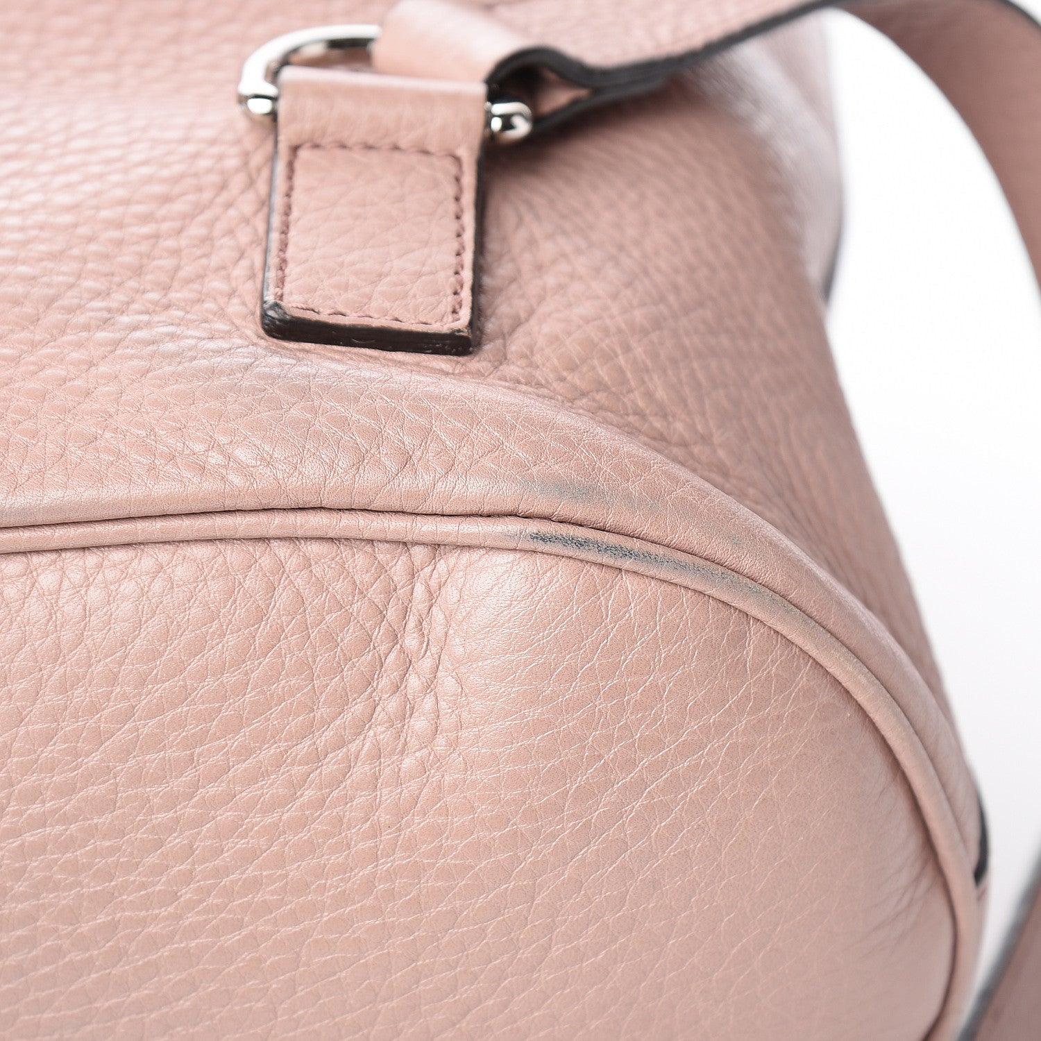 Gucci Pebbled Calfskin Small Soho Drawstring Backpack Pink 11 of 15