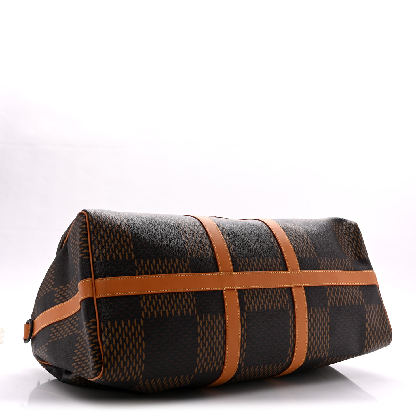 X NIGO Giant Damier Ebene Monogram Keepall Bandouliere 50