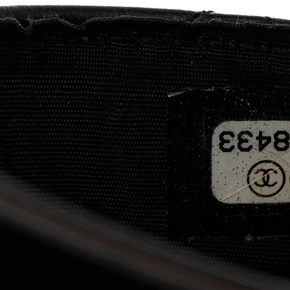 Chanel Aged Calfskin Quilted Lucky Charms Reissue Card Holder Black 8 of 12