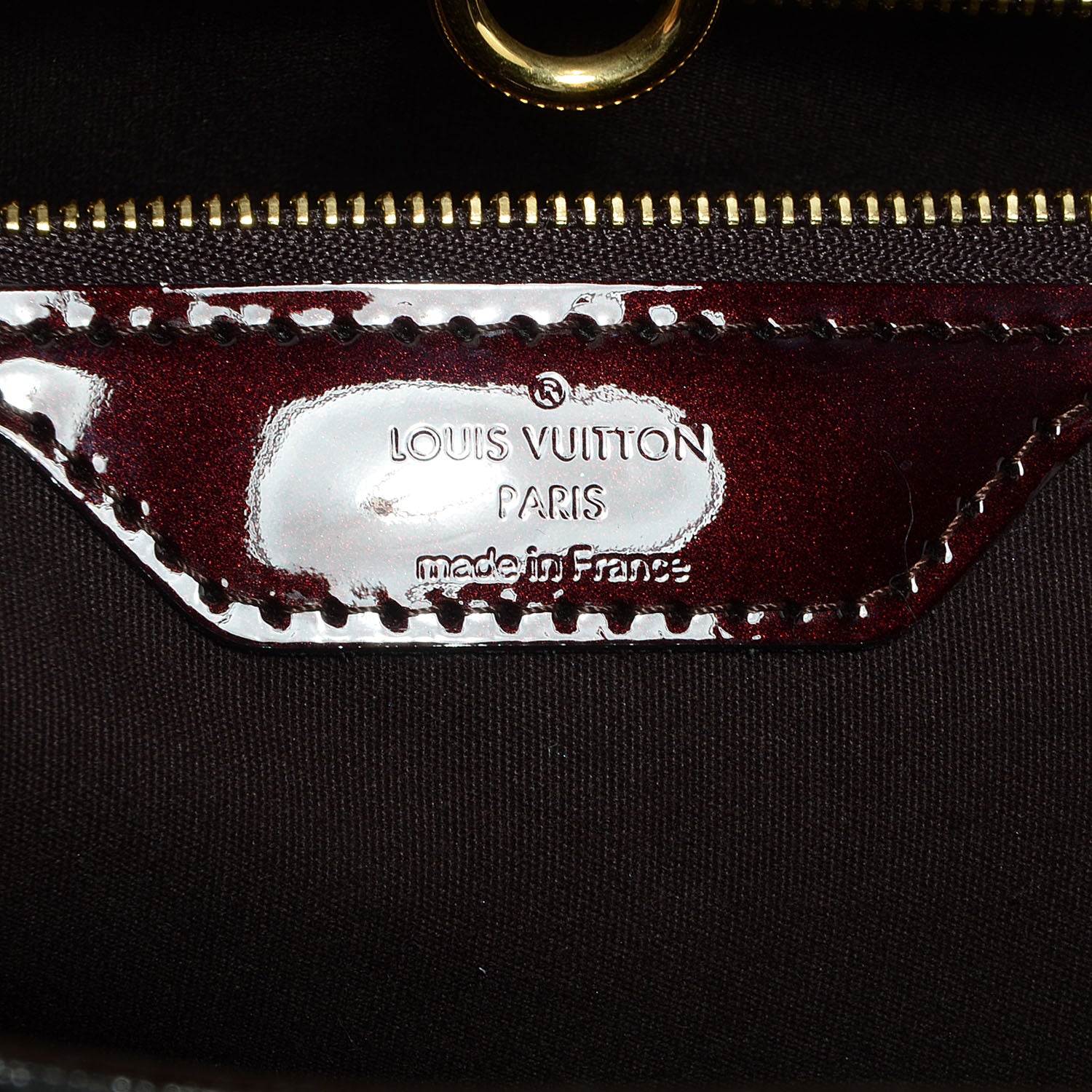 Louis Vuitton Vernis Wilshire GM Amarante 6 of 7