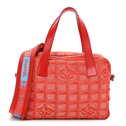 Chanel Nylon Small Travel Tote Red 1 of 15