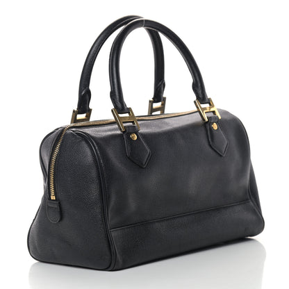 MCM Grained Calfskin Boston Bag 3 of 14