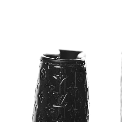 Louis Vuitton Rubber Embossed Monogram Splash Rain Boots 41 Black 10 of 12