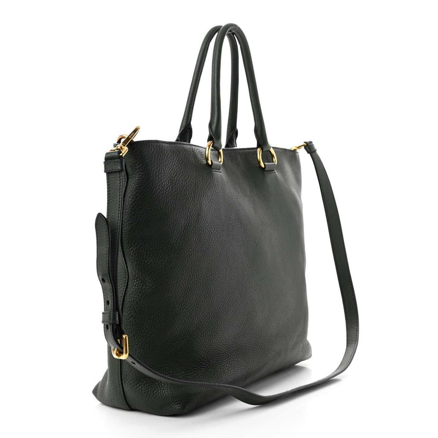 Vitello Daino Shopping Tote Foresta