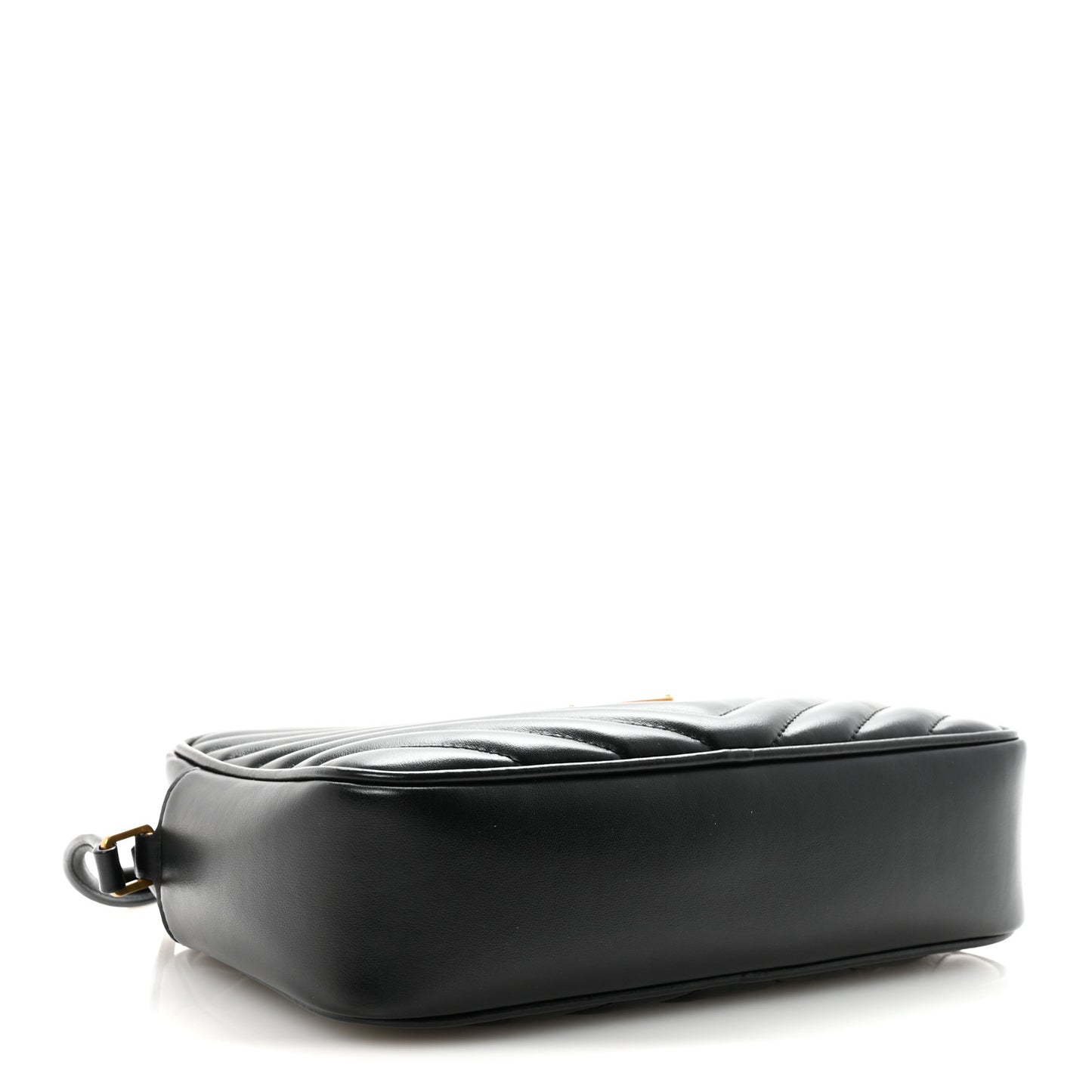 Calfskin Matelasse Monogram Lou Camera Bag Black