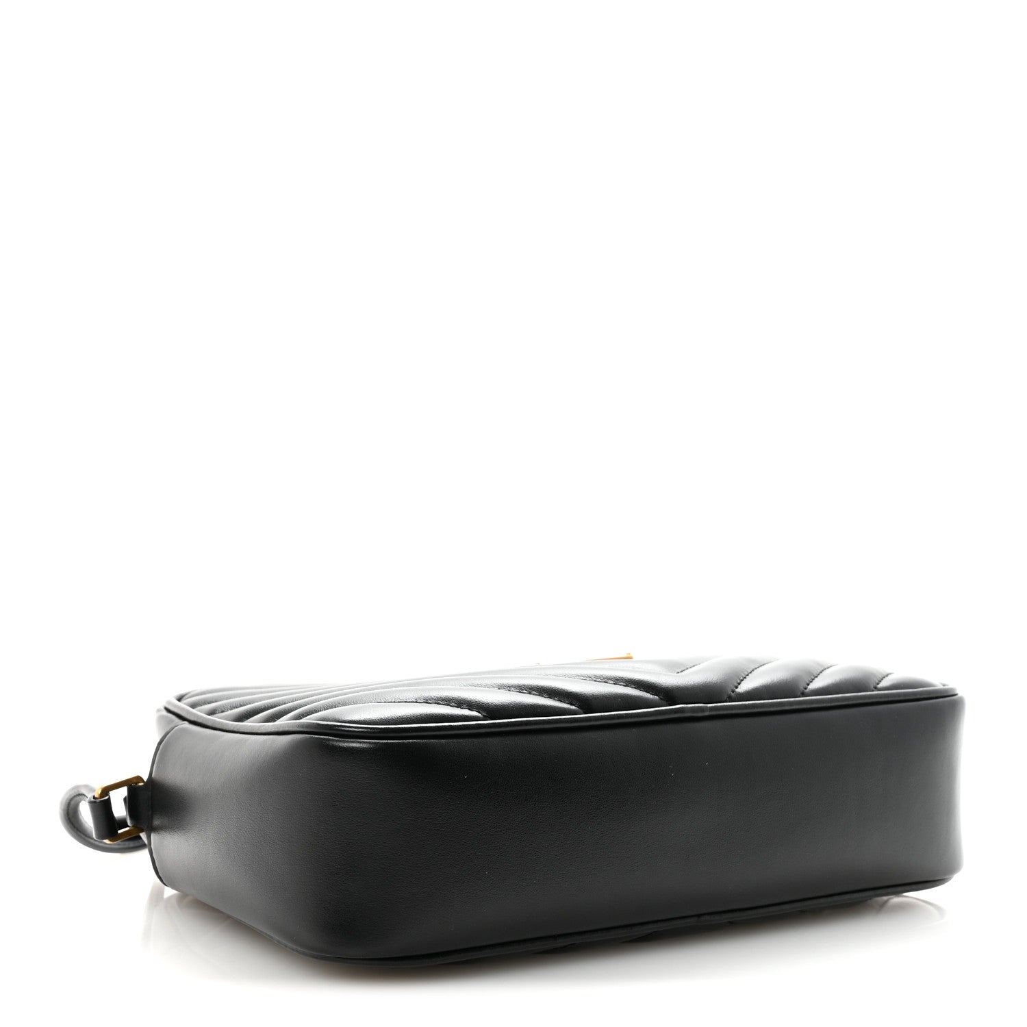 Saint Laurent Calfskin Matelasse Monogram Lou Camera Bag Black 4 of 9