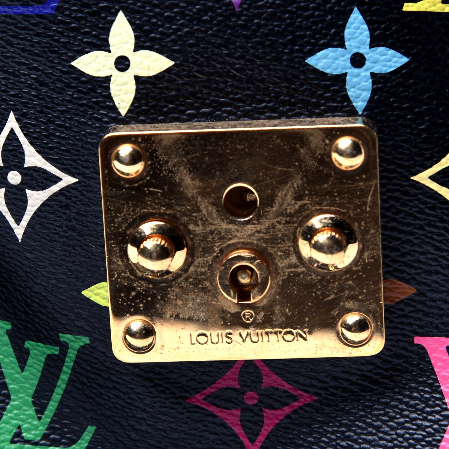 Louis Vuitton Monogram Multicolor Speedy 30 Black 7 of 8