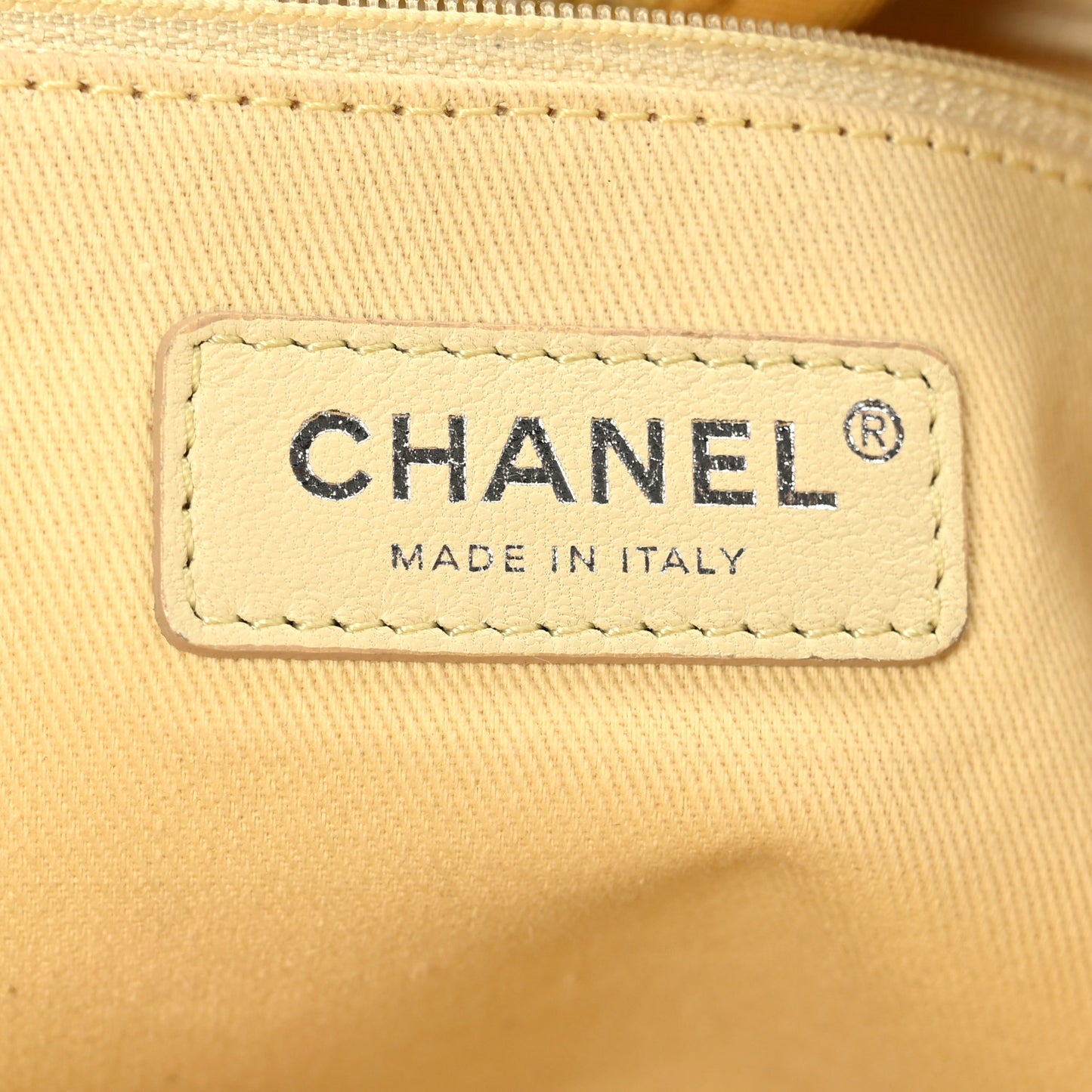 Canvas Medium Deauville Tote Light Yellow