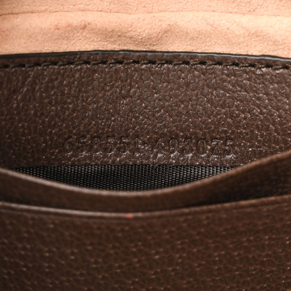 Gucci GG Supreme Monogram Textured Calfskin Web Mini Ophidia Half Moon Hobo Beige Ebony New Acero 7 of 11