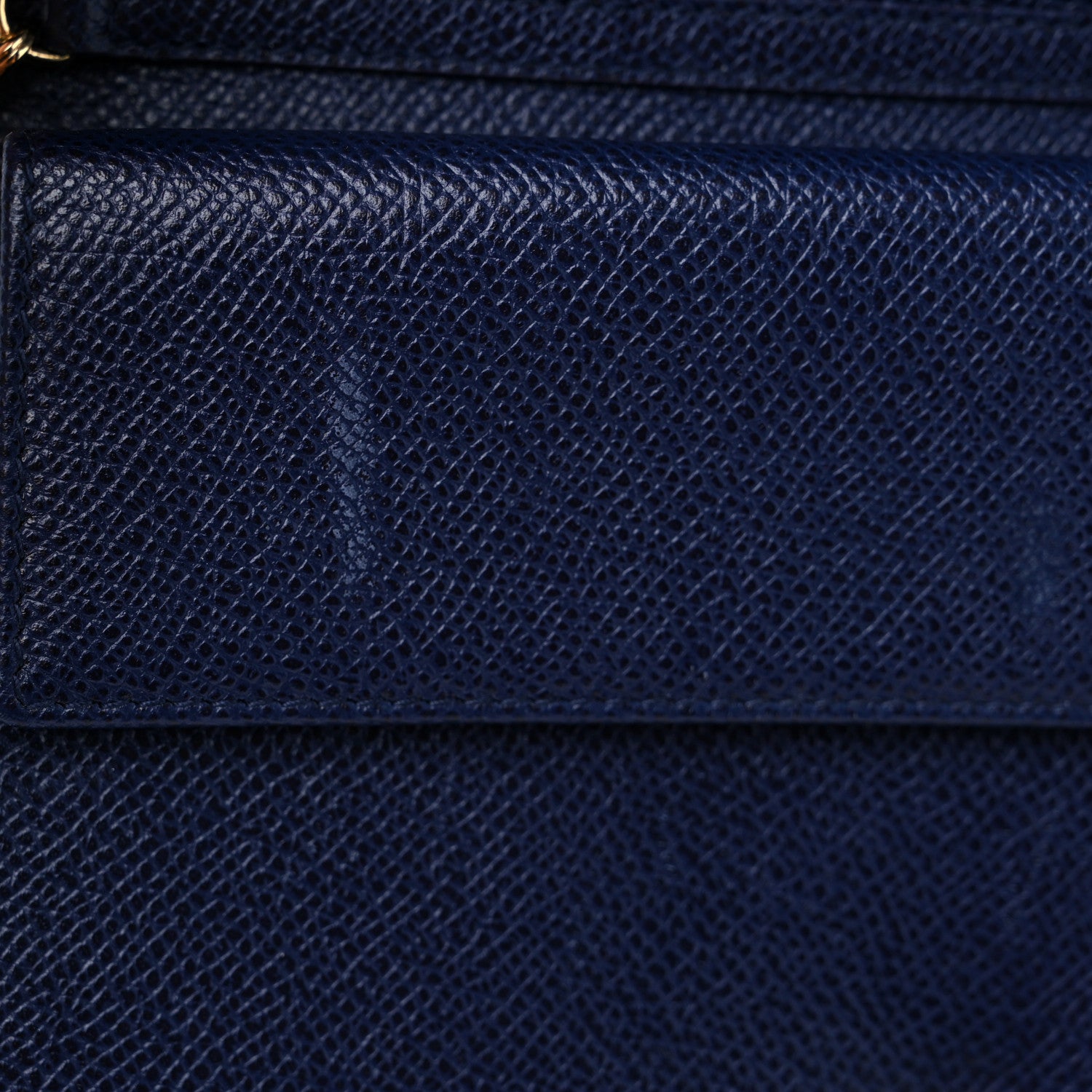 Salvatore Ferragamo Vera Bow Wallet On Chain Blue 10 of 14