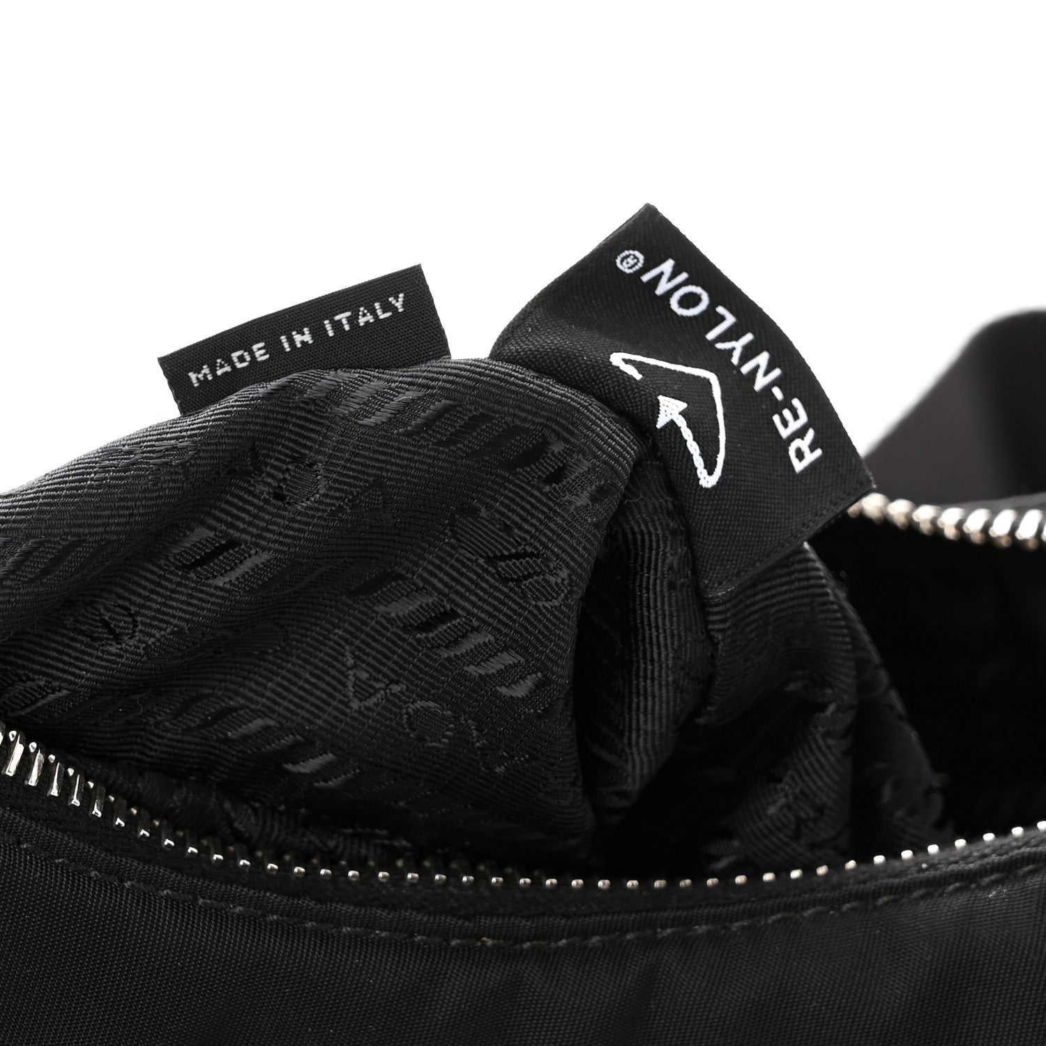 Prada Nylon Re-Edition 2005 Shoulder Bag Black 7 of 11