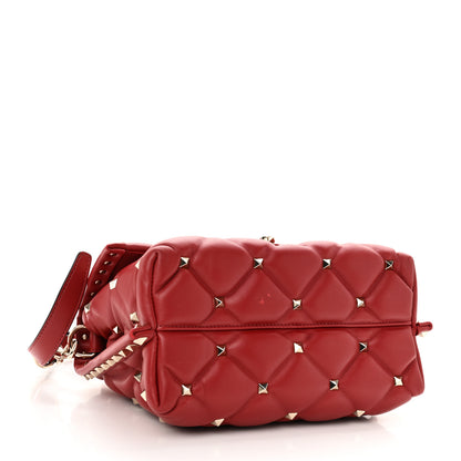Valentino Garavani Nappa Medium Candystud Top Handle Bag Rosso Valentino 4 of 9