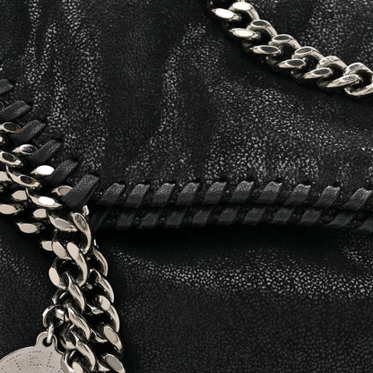 Stella McCartney Shaggy Deer Falabella Fold Over Tote Black 7 of 9