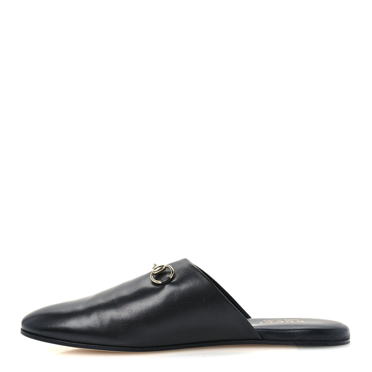Nappa Annette Horsebit Slippers 39.5 Black